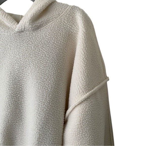 Forever 21 Double Zero Overized Cropped Hoodie I Size: M/L - Picture 2 of 9